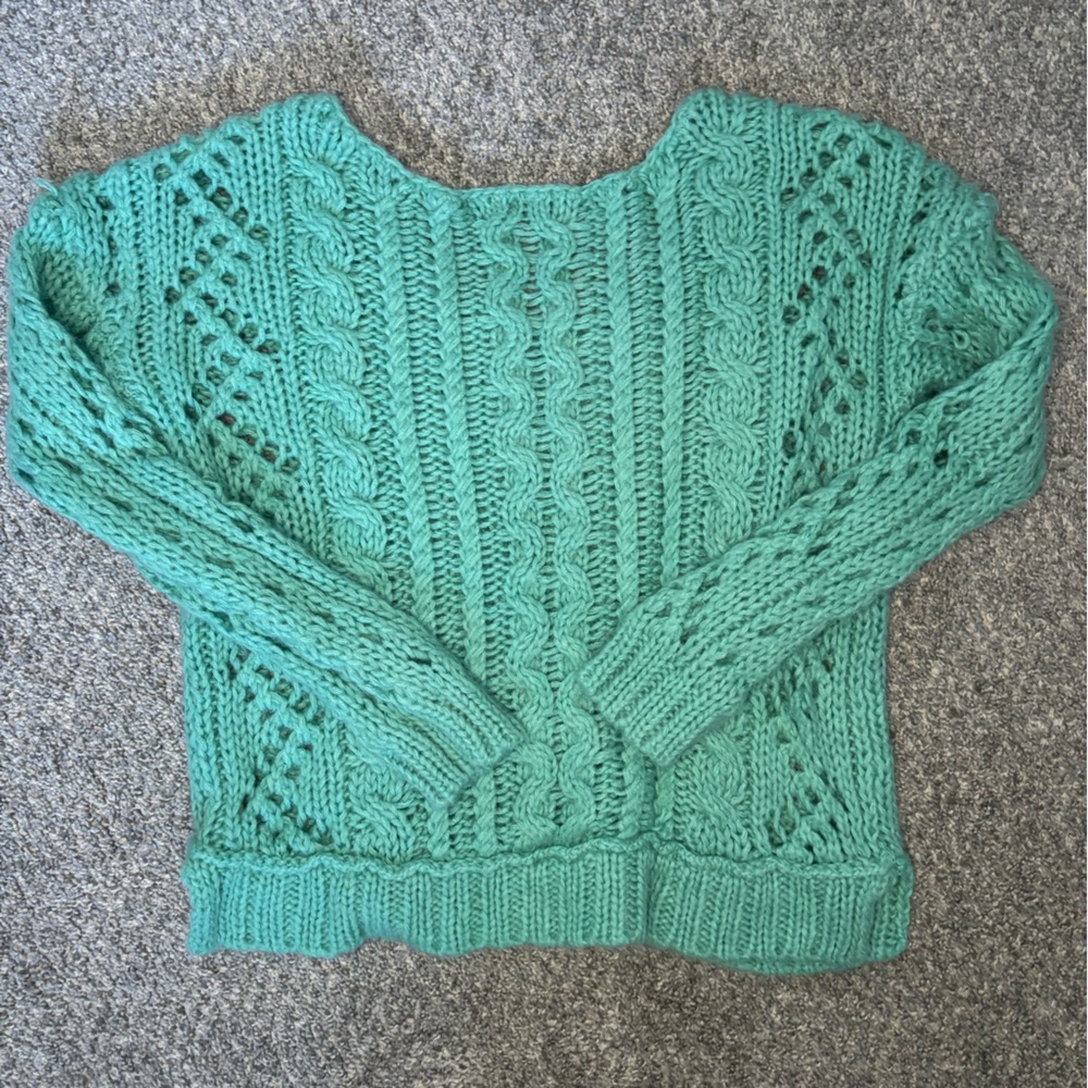 Free People Off-the-Shoulder Knit Sweater - Picture 2 of 6